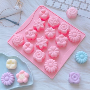 แม่พิมพ์เค้กขายส่ง 14 ช่อง แม่พิมพ์ซิลิโคนสำหรับทำขนมกัมมี่ บิสกิต พุดดิ้ง ของหวาน และแม่พิมพ์อบขนม - Product Image 2