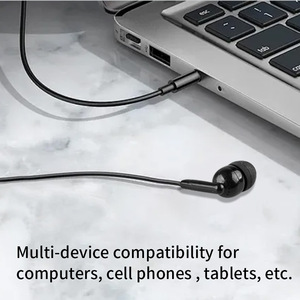 Auriculares Intrauditivos con Cable de 3.5mm a Bajo Precio, Auriculares de Una Sola Oreja con Cable para Autobús Turístico - Product Image 4
