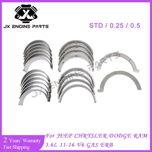 ジープ グランドチェロキー クライスラー300 ダッジ ラム1500 3.6ガソリン 3.6L 11-16用 ERBエンジン クランクシャフト メインコンロッドベアリングセット - Product Image 2