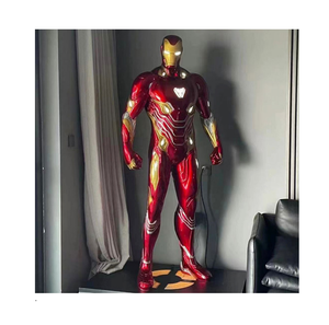 Figure Marvel grandeur nature Statue MK50 fibre de verre Super Star Hero Figure Sculpture Boutique Décor Ailes Marvel Action Comic Figure - Product Image 1