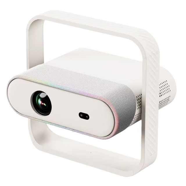 2026 Newest Design Fabric Art 1080P Mini Smart WiFi 6 3D LCD Video Android 13 System Smart TV LED Home Theater 4K Projectors