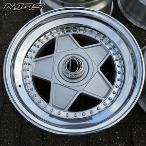 ล้อแม็กซ์ NJQS 2 ชิ้น 3 ชิ้น 6061 T6 5x114.3 17 18 19 20 นิ้ว 5X112 5X120 5X120.65 สำหรับ 1980 <span class=keywords><strong>308</strong></span> GTSi BMW ล้อฟอร์จหรูหรา - Product Image 3