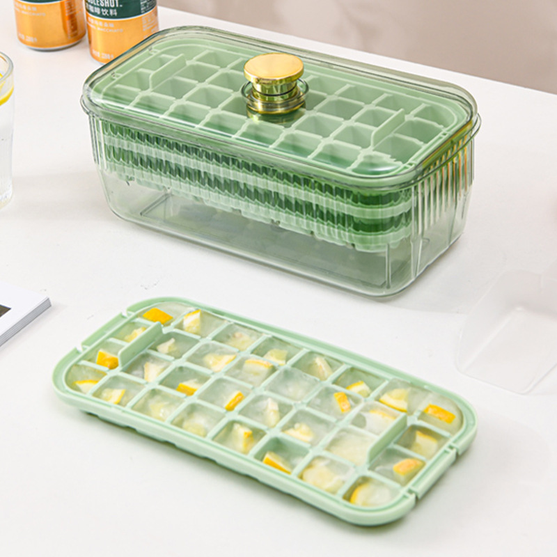 Three layers of fruit green, 96 grids