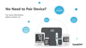 Il dispositivo per la pressione sanguigna TeleRPM telemedicina supporta l'ultimo monitor digitale per la pressione sanguigna del braccio superiore collegato Bluetooth 5.0