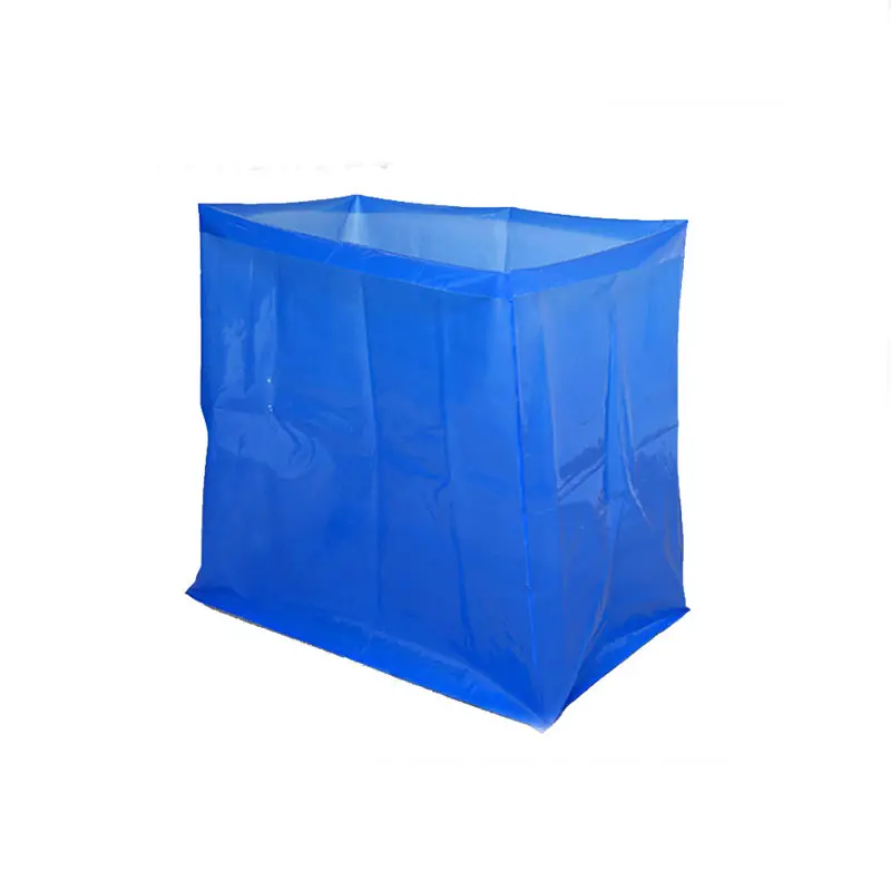 Professional Vci Gas Phase Plastic Bag Custom Hardware Accessories Anti-Rust Pe Three-Dimensional Blue Square Bag