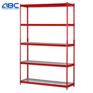 Étagères à rivets sans boulon Étagère en fil d'acier Étagère de stockage en fer Étagères empilables en métal pour garage entrepôt industriel - Product Image 3