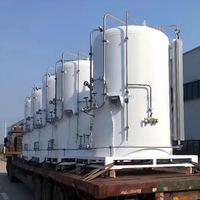 Tanque Criogénico Microbulk de Acero al Carbono y Acero Inoxidable en Stock, 5000L 3000L, para Almacenamiento de LO2 LN2
