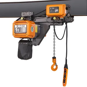 EQ Series Engine Low Clearance Type 1T Hoist Chain And Hook Electric Crane Cable Hoist