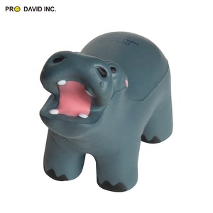 PU Foam Promotional Gifts Hippo Anti Stress <b>Ball</b> Anxiety Reducer Customized Colors Stress <b>Ball</b> Squishy Toys - Product Image 3