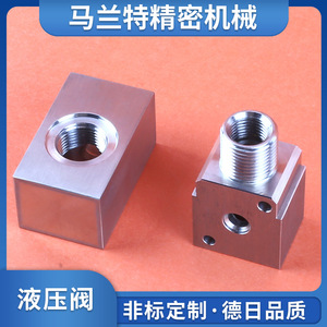 Corps de vanne hydraulique Marant G1/4 en acier inoxydable haute pression, type double volet coupant pour produits pétroliers - Product Image 5