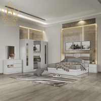 Lit Double King Size Moderne en Bois avec Rangement et Massage, Meuble de Chambre à Coucher de Luxe à Prix Abordable