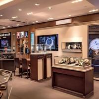 Vitrine de Luxe en Bois Massif pour Centre Commercial avec Éclairage LED et Vitrine en Verre Réglable pour Kiosque à Crêpes