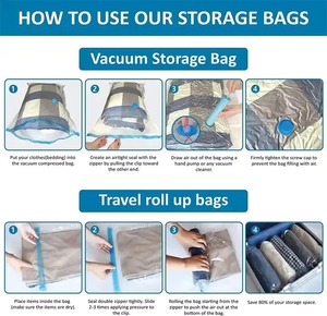 Kantong Vakum Besar untuk Rumah Tangga, Kantong Segel Kompresi Kedap Udara, Penghemat Ruang - Product Image 2