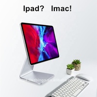 Support en aluminium pour tablette, ajustable, Rotation à 360 degrés, support magnétique pour Ipad, 12.9 Pro, 1 pièce