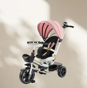 Bicicleta de <span class=keywords><strong>asiento</strong></span> <span class=keywords><strong>reclinable</strong></span> de 3 ruedas hecha en China para bebés, niños, <span class=keywords><strong>triciclo</strong></span> para niños pequeños con <span class=keywords><strong>asiento</strong></span> giratorio, <span class=keywords><strong>triciclo</strong></span> de juguete para montar - Product Image 3