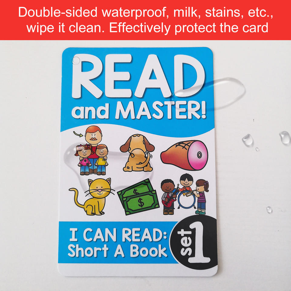 Custom Learning Flash Cards Learning for Kids Both Sides Children ...