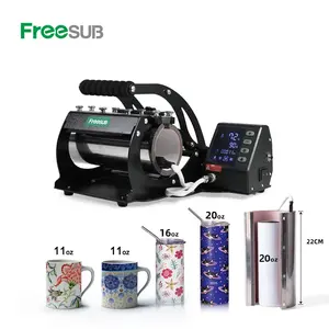Machine d'impression par sublimation Freesub double mug 11oz presse à chaud à culbuteur