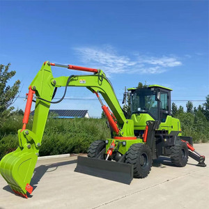 Huansheng Hs388 China Goedkope <span class=keywords><strong>Backhoe</strong></span> Loader Prijs Mijnbouw Geval 4*4 Wiellader Graafmachine Te Koop - Product Image 3