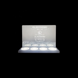 Exhibidor de Botellas de Acrílico Personalizado, Soporte de Exhibición de Vino y Cerveza con Iluminación LED, Glorificador de Botellas Iluminado para Bares - Product Image 5