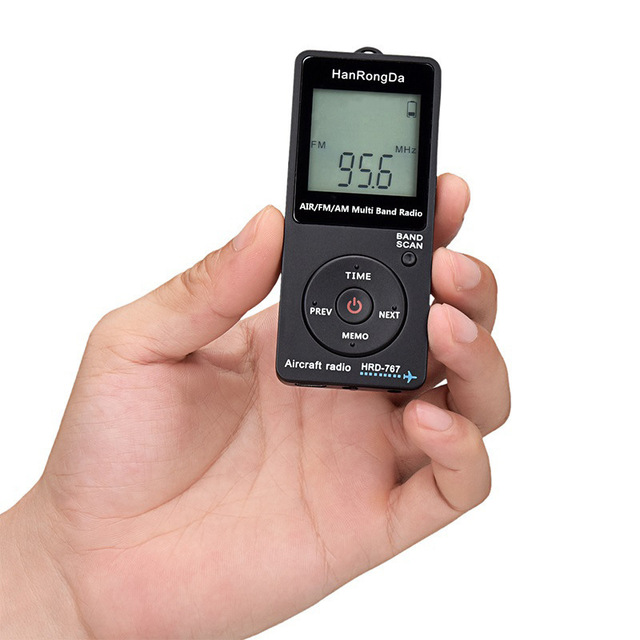 Wholesale Portable Mini Pocket Walkman Radio Clear LCD Digital AM FM with LED Display MP3 Feature for Elderly with Micro USB