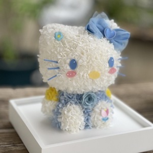Rosas preservadas hechas a mano Hello <span class=keywords><strong>Kitty</strong></span> en caja de acrílico caja de regalo para regalos de Navidad regalos de San Valentín - Product Image 6