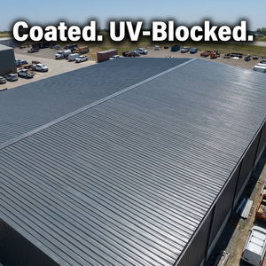 Revêtement réfléchissant anti-UV, flexible, imperméable et antirouille pour la protection contre la corrosion des toitures métalliques industrielles. - Product Image 3