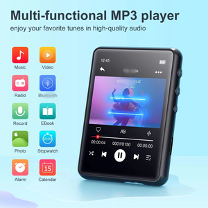 Lecteur MP3 BT 5.0 de 2,8 pouces en alliage de zinc, audio sans perte, haut-parleur intégré, batterie >20H, radio FM, enregistreur, écran tactile complet, lecteur MP4 - Product Image 3