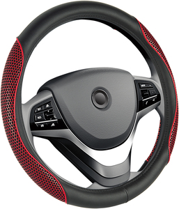 <span class=keywords><strong>Couvre</strong></span>-<span class=keywords><strong>volant</strong></span> de conduite en cuir PVC, accessoire pour automobile, pièces - Product Image 3