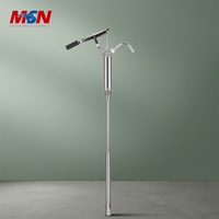 Pompa Bahan Bakar Portabel Universal Grosir MSN, Inlet 1 inci, Outlet 3/4 inci, Hisap 1M, Tidak Korosif, untuk Bensin, Solar, Minyak Tanah