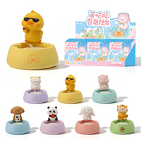 Tempat Lilin Aroma Harum Lucu Blind Box Figur Hewan Kartun Nampan Lilin Dekorasi Meja Koleksi Seni Mainan