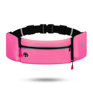 Bisiklet hafif su geçirmez su şişeleri ile fanny paketi paket fermuar kapatma koşu kemeri tutucu cep kadınlar bel çantası - Product Image 5