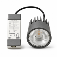 Ampoule LED COB, module lumineux LED sans scintillement, 12 W, encastré pour hôtel, GU10 MR16, corps en aluminium