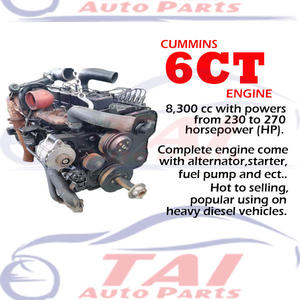 Motor Diésel Original Usado de 8.3L 6CT, Motor Automotriz Completo para Material de Acero para la Serie V Marina 1986-1987 - Product Image 3