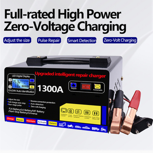 Chargeur de batterie automatique 12V 24V 180W pour batteries Li-ion, plomb-acide (GEL/AGM/Wet/<span class=keywords><strong>EFB</strong></span>) et autres types de batteries - Product Image 2