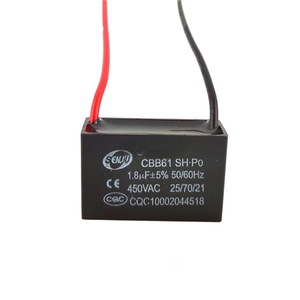 Tụ cbb60 cho máy giặt cbb61 450vac tụ 1 0UF 40 70 21 50 60Hz moter tụ điện trường hợp ban đầu - Product Image 5