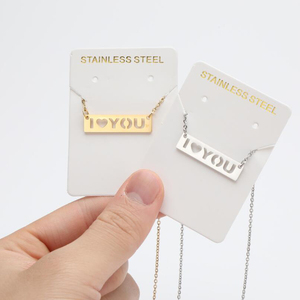 Collar <span class=keywords><strong>Billie</strong></span> Eilish para propietarios de boutiques, ligero, con detalle de anillo dividido, chapado en oro rosa profesional, ideal para dropshipping. - Product Image 3