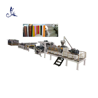 Extrusora de doble tornillo de alta velocidad, 0,2-3mm de espesor, Material reciclado de plástico, PP, PS, PE, PC, máquina de extrusión de hoja de Mascota