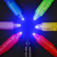 Stylo LED UV multifonction personnalisé de haute qualité Stylos LED magiques pour l'écriture invisible