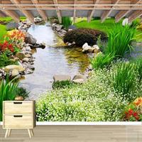 Papier peint mural 3D effet stéréo sentier montagneux, imperméable, avec mosaïque superposée, papier peint artisanal 3D pour la maison