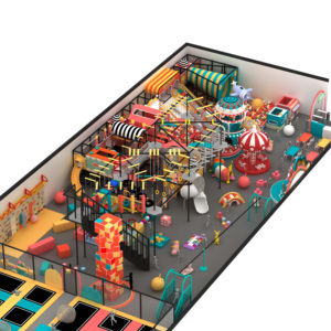 Commercial Large Ball Pool Children Indoor Amusement Park Equipment Indoor Playground With <b>Trampoline</b> - Product Image 1