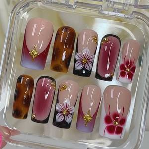 <span class=keywords><strong>Faux</strong></span> <span class=keywords><strong>ongles</strong></span> personnalisés 100% faits à la main, fleur de perle rose 3D, blush, art des <span class=keywords><strong>ongles</strong></span>, nouveau, portables, luxe, formes carrées et stiletto, magnifiques - Product Image 5