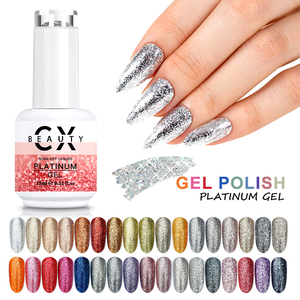 Fabrication professionnelle de gel d'ongle UV <span class=keywords><strong>chinois</strong></span> imbiber le vernis de gel de platine pour des <span class=keywords><strong>ongles</strong></span> 61 couleurs - Product Image 1