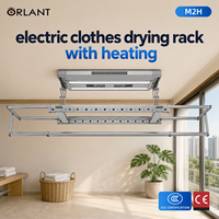 Séchoir à linge électrique CE intelligent avec télécommande, support de vêtements à levage automatique pour intérieur, balcon, plafond, maison