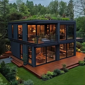 Maison préfabriquée à 2 étages, maison-conteneur moderne, maison-conteneur modulaire détachable, <span class=keywords><strong>prix</strong></span> de la maison-conteneur, hôtel de luxe, 2 à 3 chambres, villa de <span class=keywords><strong>20</strong></span> à 40 pieds - Product Image 2