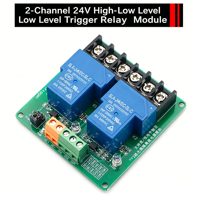 Module de relais à déclenchement haute/basse tension 124 canaux 30A avec protection standard, compatible automatisation PLC et maison intelligente 5V DC 12V DC 25VAC