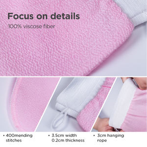 Prezzo all'ingrosso marocco Kessa guanti da bagno doccia esfoliante massaggio pelle morta di lavaggio guanti esfolianti - Product Image 5