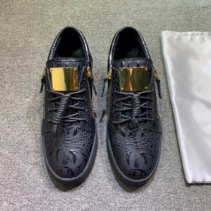 Zapatillas <span class=keywords><strong>de</strong></span> Lujo <span class=keywords><strong>de</strong></span> Alta Calidad para Hombre, Zapatos Casuales <span class=keywords><strong>de</strong></span> Cuero Genuino para Mujer, Marca GZ, Zapatos Deportivos <span class=keywords><strong>de</strong></span> Tenis, Mocasines con Cierre, Tallas 35-48 0637 - Product Image 3