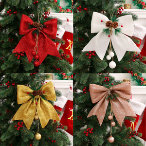 Foam Pearl Classic Butterfly Design Customized Eco-Friendly Factory Christmas <b>Tree</b> and Hanging Ornaments Bowknot Decorations - Product Image 6
