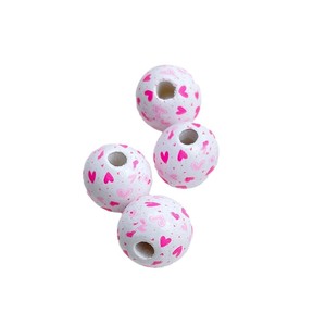 Acrylique DIY Saint Valentin Série Amour Coeur Acrylique Chunky Perles pour Enfants Filles Fabrication de Bijoux Collier - Product Image 5
