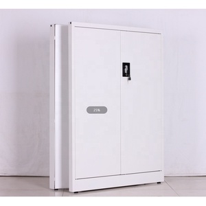 白色可调折叠工艺柜0.5-1.0毫米办公家具可折叠钢制餐具柜 - Product Image 4
